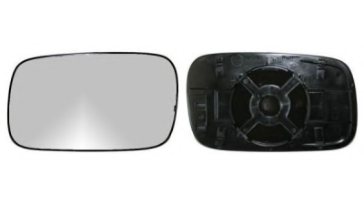 Geam oglinda Seat Inca (6K9), 11.1995-12.2003, Vw Caddy 2 (9U/9Kv), 11.1995-01.2004, Vw Passat, Sedan+Combi (B3 / B4), 03.1988-10.1996, Stanga, Crom, Fara incalzire, Plana, View Max, 357857521; 6K9857521D; 6