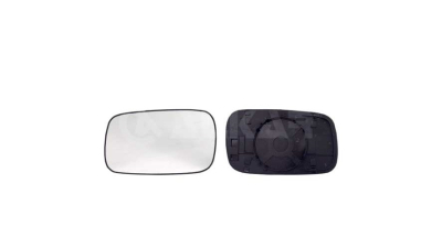 Geam oglinda Seat Inca (6K9), 11.1995-12.2003, Vw Caddy 2 (9U/9Kv), 11.1995-01.2004, Vw Passat, Sedan+Combi (B3 / B4), 03.1988-10.1996, Dreapta, Crom, Fara incalzire, Convex, View Max, 357857522; 6K9857522C