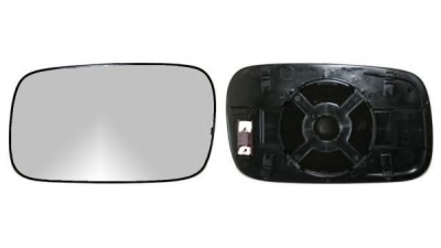 Geam oglinda Seat Inca (6K9), 11.1995-12.2003, Vw Caddy 2 (9U/9Kv), 11.1995-01.2004, Vw Passat, Sedan+Combi (B3 / B4), 03.1988-10.1996, Dreapta, Crom, Cu incalzire, Convex, View Max, 357857522A; 6K9857522G 9546555M