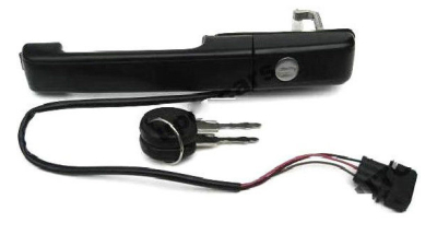 Maner exterior deschidere usa Vw Passat B3 1993-1997, Portiera Fata, Dreapta, cu butuc + 2 chei 357837208A, pt modele cu inchidere centralizata 