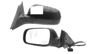 Oglinda exterioara VW Passat Sedan+Combi (B5 (3B)) 1997-01.1998 Partea Stanga Crom Plana Electrica Cu Incalzire, Model MARE, carcasa neagra