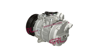 Compresor aer conditionat Audi A4 (B5), 1994-2000, motorizare 1.6, 74kw/75kw, benzina; 1.9 TDI, 85kw, diesel, rola curea 120 mm, 4 caneluri, de tip Denso: 7SBU16C