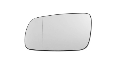 Geam oglinda Seat Alhambra (7V8/7V9), 04.1998-06.2004, Vw Sharan (7M), 05.1998-04.2004, Stanga, Crom, Cu incalzire, Asferica, View Max, 3B1857521; 7M0857521D 9550546M