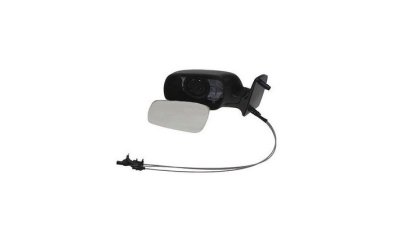 Oglinda exterioara Seat Alhambra (7V8/7V9), 02.2001-06.2004, Vw Sharan (7M), 04.2000-04.2004, Stanga, Crom, manuala, prin cablu, Fara incalzire, carcasa prevopsita, grunduita, Asferica, View Max, 4A0857507; 7M0857527; 7M1857521; 7M3857507; 7M385750701C; 7