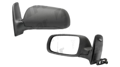 Oglinda exterioara Seat Alhambra (7V8/7V9), 02.2001-06.2004, Vw Sharan (7M), 04.2000-04.2004, Stanga, Crom, electrica, Cu incalzire, carcasa neagra, Asferica, View Max, 7M0857527; 7M1857507T01C; 7M3857507J 9551514M CU 5 PINI