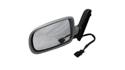 Oglinda exterioara Seat Alhambra (7V8/7V9), 02.2001-06.2004, Vw Sharan (7M), 04.2000-04.2004, Stanga, Crom, electrica, Cu incalzire, carcasa prevopsita, grunduita, Asferica, View Max, 4A0857507; 7M1857507T01C; 7M3857507J 9551515M CU 5 PINI
