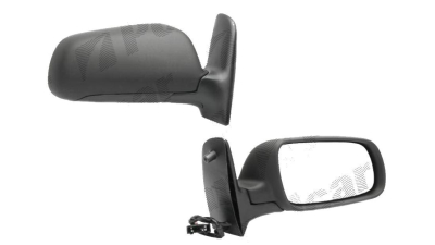 Oglinda exterioara Seat Alhambra (7V8/7V9), 02.2001-06.2004, Vw Sharan (7M), 04.2000-04.2004, Dreapta, Crom, electrica, Cu incalzire, carcasa neagra, Convex, View Max, 7M0857528; 7M1857508T01C; 7M3857508J 9551524M