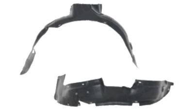 Carenaj roata Ford Galaxy (Wgr), 04.2000-04.2006, Seat Alhambra (7v8/7v9), 02.2001-06.2010, Vw Sharan (7m), 04.2000-04.2010, partea Stanga, Fata, 9551FL1Q polietilena
