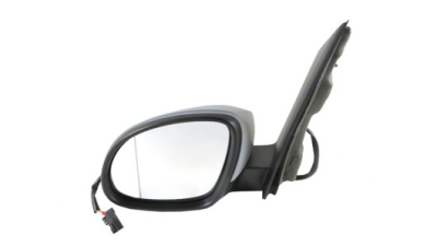 Oglinda exterioara Seat Alhambra (7N), 06.2010-, Vw Sharan (7N), 04.2010-, Stanga, Crom, electrica, Cu incalzire, carcasa prevopsita, grunduita, Asferica, View Max, cu 6 pini, cu semnalizare
