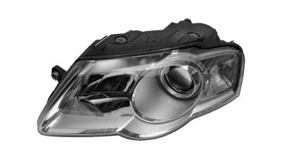 Far VW Passat (B6 (3c)), 01.2005-07.2010, partea Stanga, Tip=Hella; tip bec H7+H7+W5W; electric; cu motor, DEPO