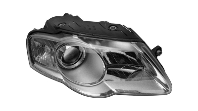 Far VW Passat (B6 (3c)), 01.2005-07.2010, partea Dreapta, Tip=Hella; tip bec H7+H7+W5W; electric; cu motor, DEPO