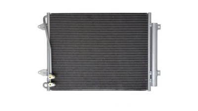Condensator climatizare VW Passat CC (357), 06.2008-05.2010, Passat R36/Passat (B6), 04.2007-11.2010, motor 3.6 V6, 221 kw benzina, cutie automata, full aluminiu brazat, 610 (570)x460x16 mm, cu uscator si filtru integrat