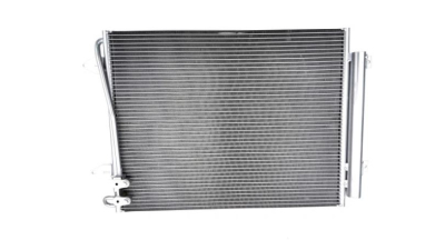Condensator climatizare VW Passat CC (357), 06.2008-05.2010, Passat R36/Passat (B6), 04.2007-11.2010, motor 3.6 V6, 221 kw benzina, cutie automata, full aluminiu brazat, 610 (570)x460x16 mm, cu uscator si filtru integrat
