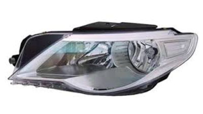 Far Vw Passat CC (357), 06.2008-02.2012, Electric, tip bec H7+H7+H7, omologare ECE, cu motoras, iluminare in viraje, 3C8941005C, Stanga, marca DEPO