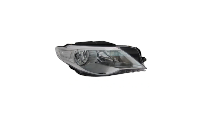 Far VW Passat CC (3CC) 06.2008-02.2012, TYC partea Dreapta, tip bec H7+H7+H7, omologare ECE, cu motoras, iluminare in viraje