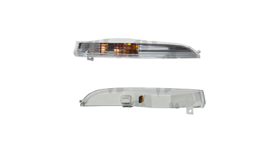 Lampa semnalizare fata in bara Volkswagen Passat CC (3CC) 06.2008-02.2012, alb, cu suport bec, tip bec H21W, DEPO 341-1610R-AQ-C, partea dreapta