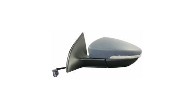 Oglinda exterioara Volkswagen Passat Cc (357), 06.2008-02.2012; Cc (358), 02.2012-, Stanga, reglare electrica; grunduit; incalzita; geam asferic; cromat; pliere electrica; memorie; 15 pini; cu semnalizare; cu lampa perimetru, View Max