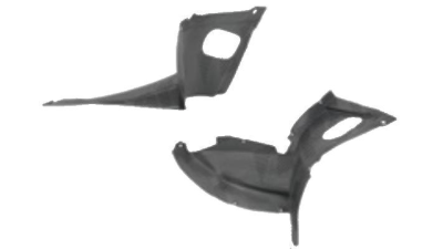 Carenaj roata VW Passat CC (3Cc), 06.2008-02.2012 Transmisie Automata, partea Stanga, punte fata partea din Fata, 3C8805911C, 9556FL3T polietilena