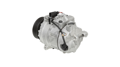 Compresor aer conditionat VW Phaeton (3D2), 2003-2016, motorizare 3.0 TDI, 165kw/171kw/176kw, 5.0 TDI, 230kw, diesel, rola curea 100 mm, 6 caneluri, de tip Denso: 7SEU17C