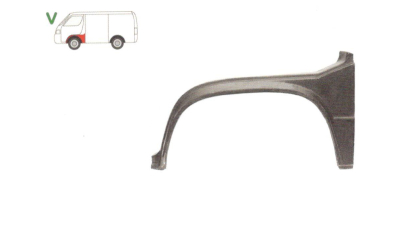 Segment reparatie aripa fata Vw Transporter T3 1979-1992 Partea Stanga, Fata, 