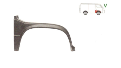 Segment reparatie aripa fata Vw Transporter T3 1979-1992 Partea Dreapta, Fata,cu gaura de la combustibil, 