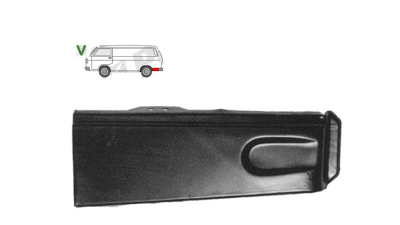 Segment reparatie aripa spate VW Transporter (T3), 07.1979-1992, Spate, partea Stanga, Spate; otel 0,8 mm; inferior, Aftermarket