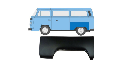 Segment reparatie aripa spate VW Transporter (T2), 01.1967-06.1979, Spate, partea Dreapta, Aftermarket