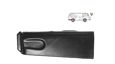 Segment reparatie aripa spate VW Transporter (T3), 07.1979-1992, Spate, partea Dreapta, Spate; otel 0,8 mm; inferior, Aftermarket
