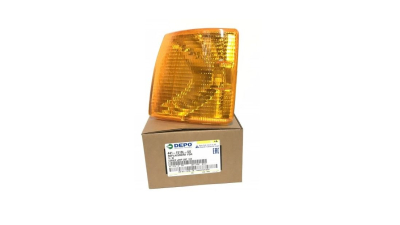 Lampa semnalizare fata VW TRANSPORTER (T4)/CARAVELLE/MULTIVAN, 07.1990-03.2003, model Multivan, Transporter, DEPO, fata, partea stanga, tip bec P21W; galben; fara soclu bec;