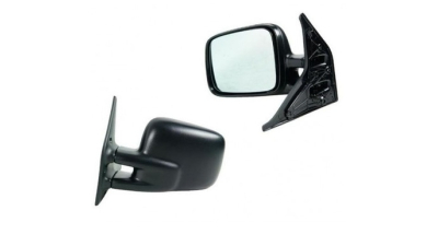 Oglinda exterioara VW Transporter (T4)/Caravelle/Multivan 07.1990-03.2003 Partea Stanga Crom Plana Manuala Fara Incalzire, carcasa neagra, View Max