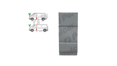 Stalpa "B" VW Transporter (T4)/Caravelle/Multivan, 07.1990-03.2003, partea Stanga=Dreapta, inferior; stalp B, Aftermarket