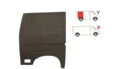 Aripa spate Vw T4 9/1990-03.2003, Scurt Partea Dreapta, Model Scurt, Marime Completa, Latime 1145 mm, 1495 Mm, (pentru modelul scurt )