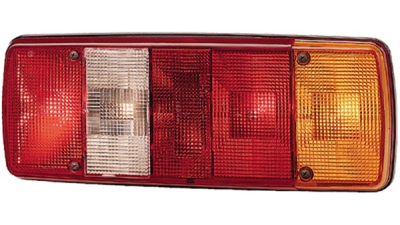Sticla stop spate dispersor lampa Hella 9EL122689021 VW LT 1975-1996; Transporter T4 1990-2003; Mercedes 1013-3850 1973-1988 ; Man G90, 1977-12.1993; L2000 1993-; M2000 1996-; M90/F90 1986-; F8/F9 1980-; partea Dreapta/ Stanga ; 334x122x76mm
