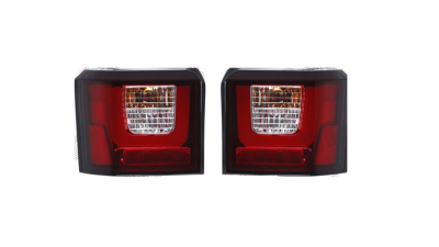 Set stopuri Spate VW Transporter (T4)/Caravelle/Multivan, 07.1990-03.2003, partea Stanga+Dreapta, tip bec LED+P21W+PY21W; rosu, transparent; cu locas bec; tuning; Omologare: ECE, Taiwan