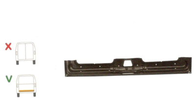 Segment reparatie haion spate Vw Transporter T4, 1990-2003, Partea Centru, Spate, partea de jos, pentru modelul cu o usa spate (haion)