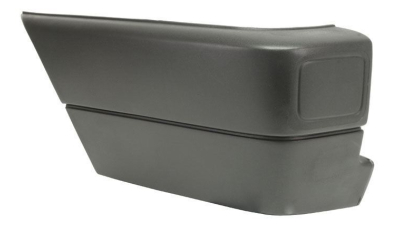 Parte laterala bara , colt lateral flaps spate, stanga Vw Transporter (T4)/Caravelle/Multivan, 1990-08.1996, fara lampa ceata/ negru, 701807321B
