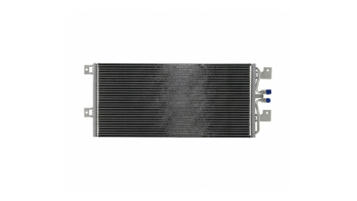 Condensator climatizare VW Transporter/Multivan/Caravelle T4, 11.1990-04.2003, motor 2.5, 81 kw benzina, cutie manuala/automata, full aluminiu brazat, 680 (640)x300x17 mm, fara filtru uscator