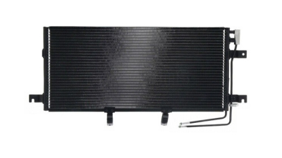 Condensator climatizare VW Transporter/Multivan/Caravelle T4, 06.2000-04.2003, motor 2.5, 81kw/85 kw; 2.8 V6, 150 kw benzina, cutie manuala/automata, full aluminiu brazat, 680 (642)x300x17 mm, fara filtru uscator