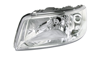 Far VW Transporter/Multivan (T5), 04.2003-10.2009, Transporter, partea Stanga, H4; electric; cu fixare la panoul frontal; cu motor, DEPO