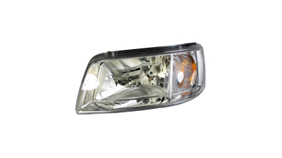 Far VW Transporter (T5), 04.2003-10.2009, partea Stanga, electric, tip bec H4, cu motoras, Best Auto Vest