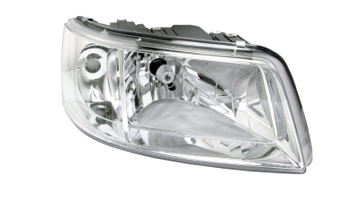 Far VW Transporter/Multivan (T5), 04.2003-10.2009, Transporter, partea Dreapta, H4; electric; cu fixare la panoul frontal; cu motor, DEPO