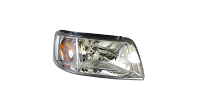 Far VW Transporter (T5), 04.2003-10.2009, partea Dreapta, electric, tip bec H4, cu motoras, Best Auto Vest