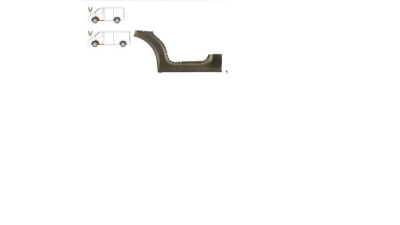 Prag metalic Vw Transporter/Multivan (T5), 2004-2015, Transporter/Multivan T6 2015-, parte montare sub usa fata partea dreapta, cu 1/3 segment aripa interioara, 956842-6, Aftermarket