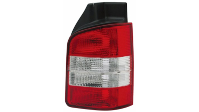 Stop spate lampa VW Transporter (T5), 04.2003-10.2009, partea Stanga, cu 1 usa spate, semnalizare alba, fara suport bec, Depo