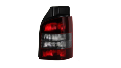 Stop spate lampa VW Transporter/Multivan (T5), 04.2003-2015, 1 usa spate, partea Dreapta, cu semnal alb; tip bec P21/4W+P21W+PY21W; fumuriu; fara soclu bec ; Omologare: ECE, DEPO