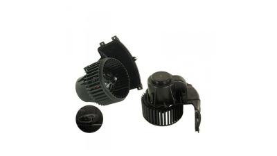 Ventilator habitaclu VW Transporter/Multivan/Caravelle; T5, 2003-2016, motor 1.9 TDI, 2.0 BiTDI, 2.0 TDI, 2.5 TDI, diesel, 2.0/2.0 TSI, 3.2 V6, 173 kw, benzina, cu AC, fara control automatic AC, cu 2 pini, diametru 150 mm, 