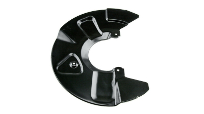 Scut frana impotriva prafului VW Transporter/Multivan (T5), 04.2003-2015, Fata, partea Stanga, Tabla, Diametru exterior 308 mm, Aftermarket