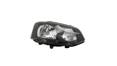 Far Vw Transporter/Multivan (T5) 10.2009-, Dreapta, tip bec H4, reglare electrica, cu lumini pentru timp de zi, ECE, cu motoras, Depo, 7E1941016D, 7E1941016H