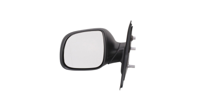 Oglinda exterioara VW Transporter (T5) 10.2009-2015, Partea Stanga Crom Asferica Manuala Fara Incalzire, carcasa neagra