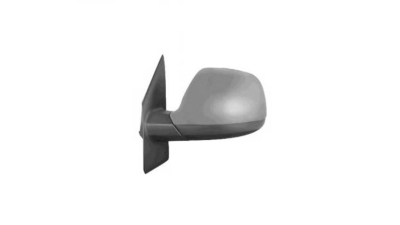 Oglinda usa exterioara VW Transporter/Multivan (T5), 10.2009-2015, partea Stanga, reglare electrica; carcasa grunduita; incalzit; sticla asferica; geam cromat; rabatabil; 9 pini, Aftermarket